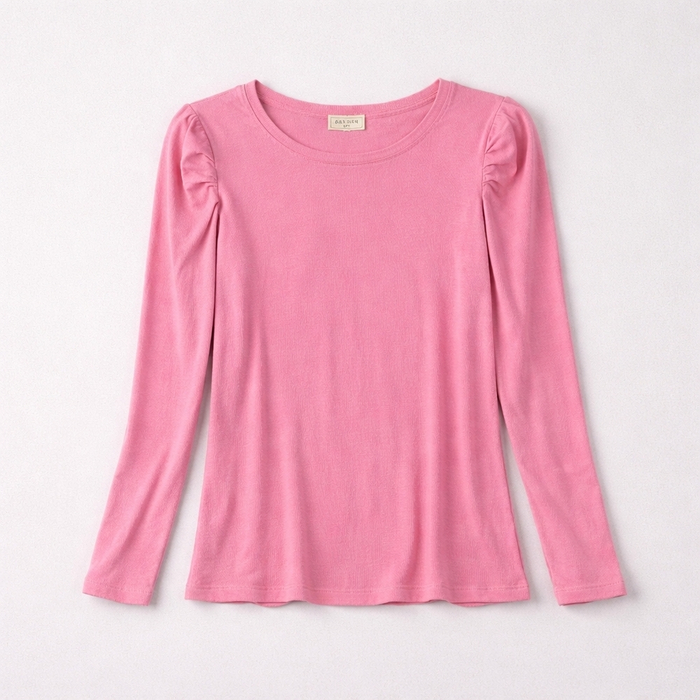 Hayden Girls Vibrant Pink Knit Top Size Large NWT